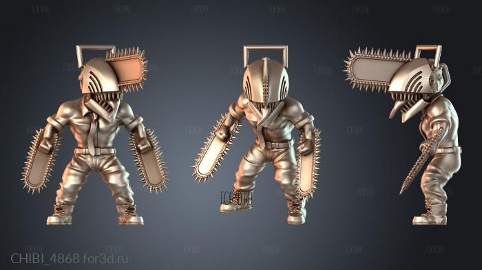 CHIBI_4868 stl model for CNC