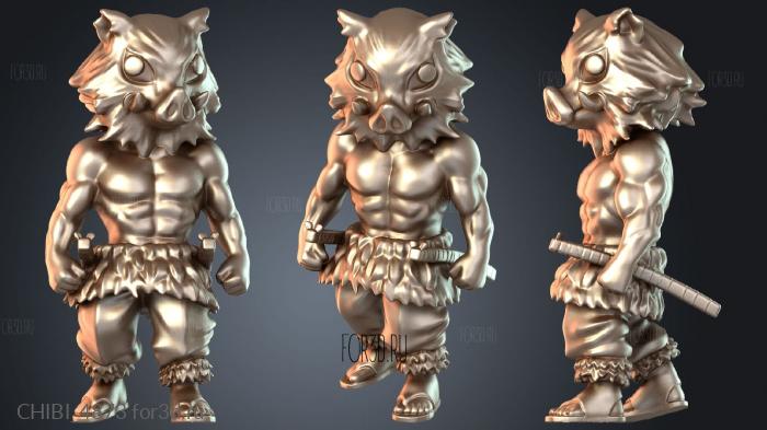 CHIBI_4873 stl model for CNC