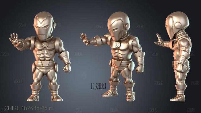 CHIBI_4876 stl model for CNC
