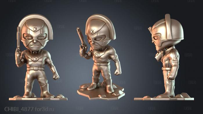 CHIBI_4877 stl model for CNC