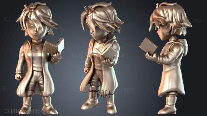 CHIBI_4878 stl model for CNC