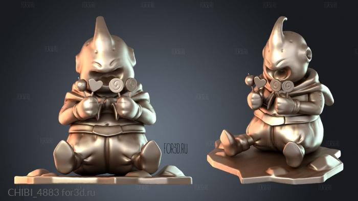 CHIBI_4883 stl model for CNC