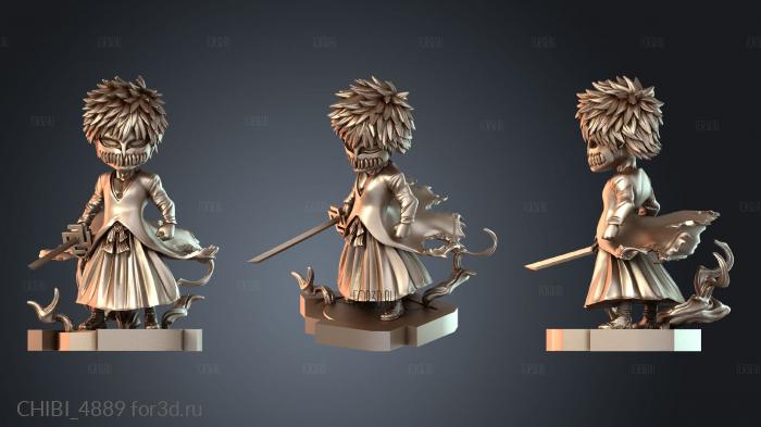 CHIBI_4889 stl model for CNC