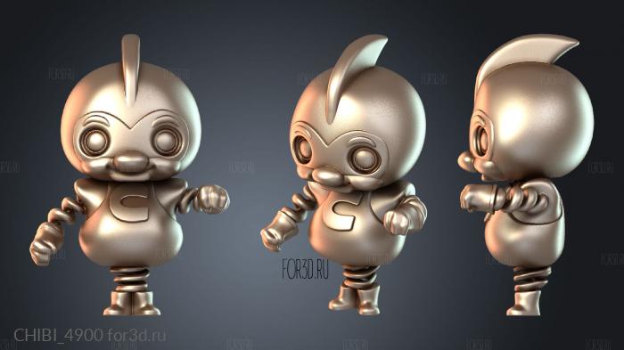 CHIBI_4900 stl model for CNC