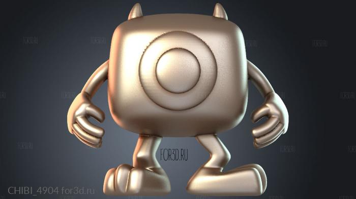 CHIBI_4904 stl model for CNC