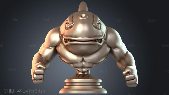 CHIBI_4914 stl model for CNC