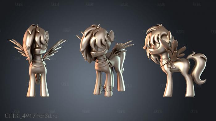 CHIBI_4917 stl model for CNC