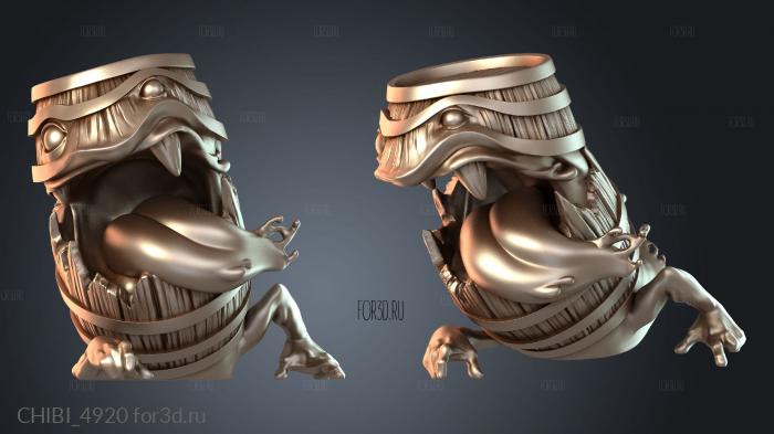 CHIBI_4920 stl model for CNC