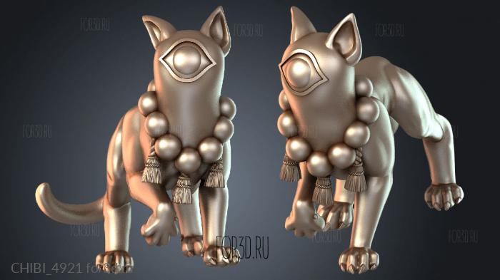 CHIBI_4921 stl model for CNC