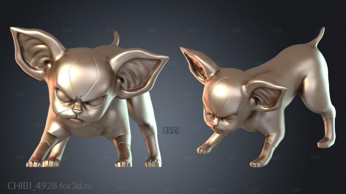 CHIBI_4928 stl model for CNC