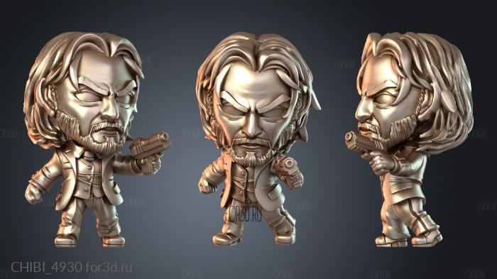 CHIBI_4930 stl model for CNC