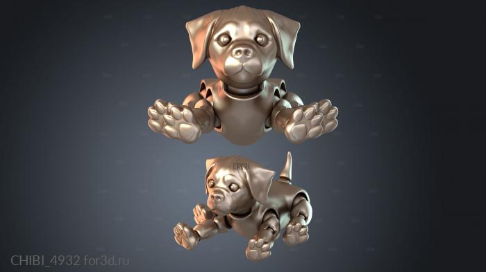 CHIBI_4932 stl model for CNC