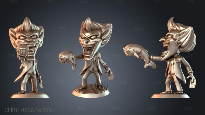 CHIBI_4936 stl model for CNC