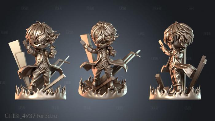 CHIBI_4937 stl model for CNC