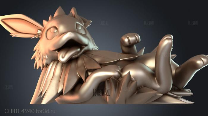 CHIBI_4940 stl model for CNC