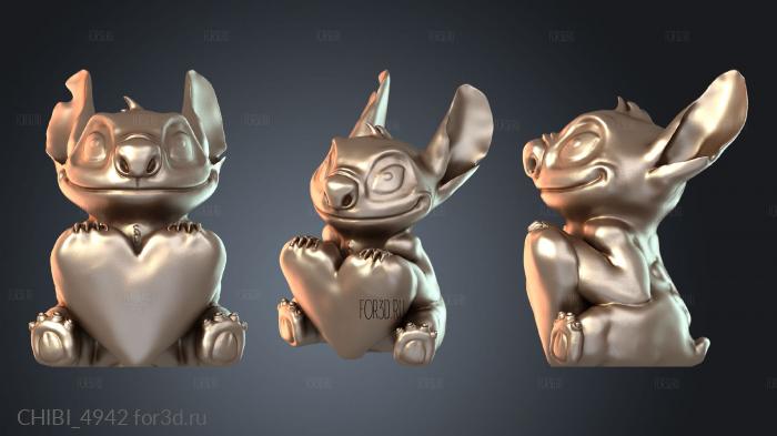 CHIBI_4942 stl model for CNC