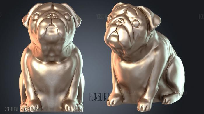 CHIBI_4943 stl model for CNC