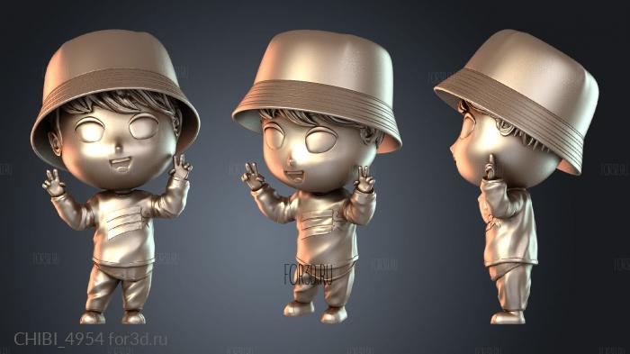 CHIBI_4954 stl model for CNC