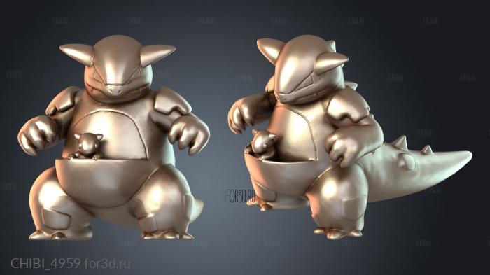 CHIBI_4959 stl model for CNC