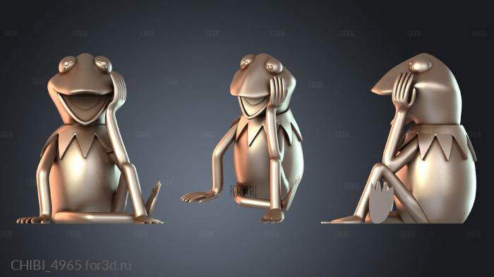 CHIBI_4965 stl model for CNC