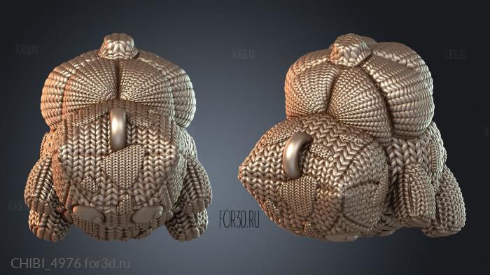 CHIBI_4976 stl model for CNC