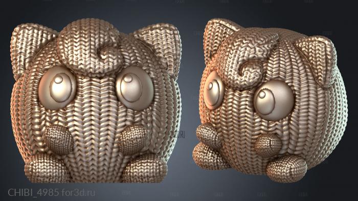 CHIBI_4985 stl model for CNC