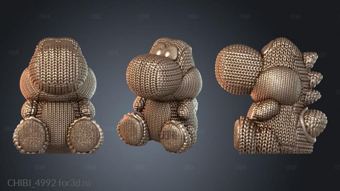 CHIBI_4992 stl model for CNC