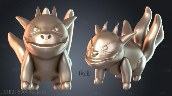 CHIBI_5000 stl model for CNC