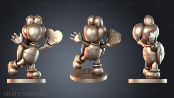 CHIBI_5002 stl model for CNC