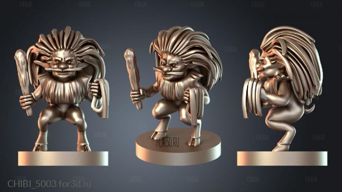 CHIBI_5003 stl model for CNC
