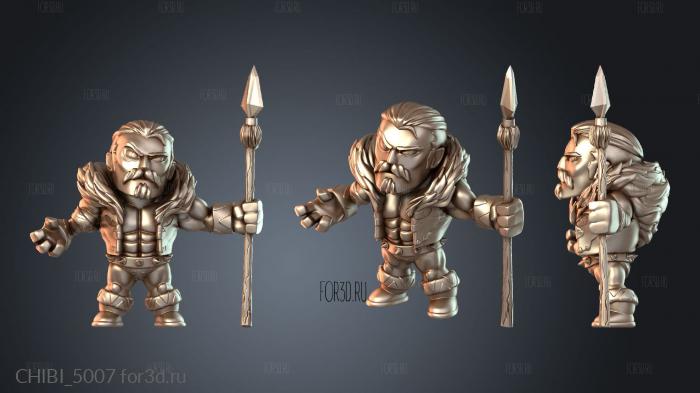 CHIBI_5007 stl model for CNC
