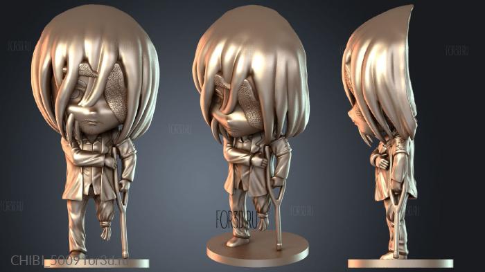 CHIBI_5009 stl model for CNC