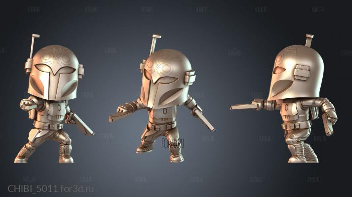CHIBI_5011 stl model for CNC