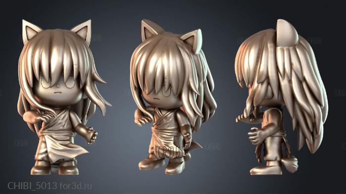 CHIBI_5013 stl model for CNC