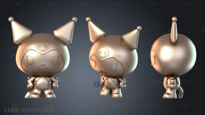 CHIBI_5016 stl model for CNC