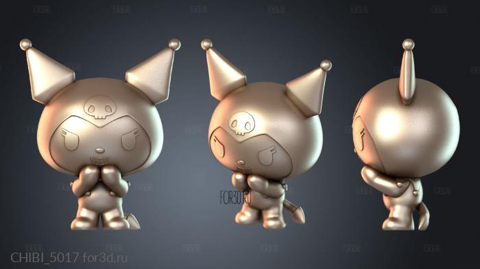 CHIBI_5017 stl model for CNC