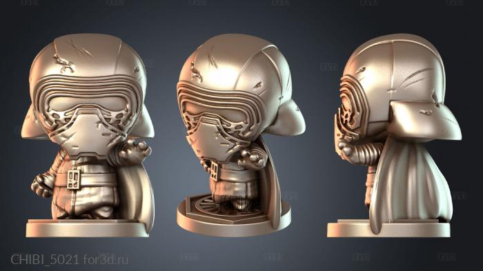 CHIBI_5021 stl model for CNC