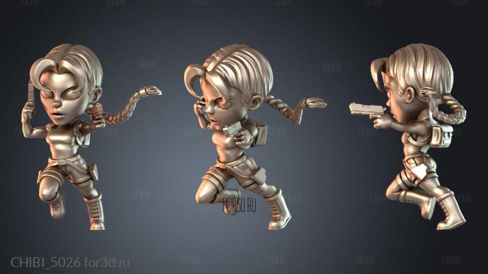 CHIBI_5026 stl model for CNC
