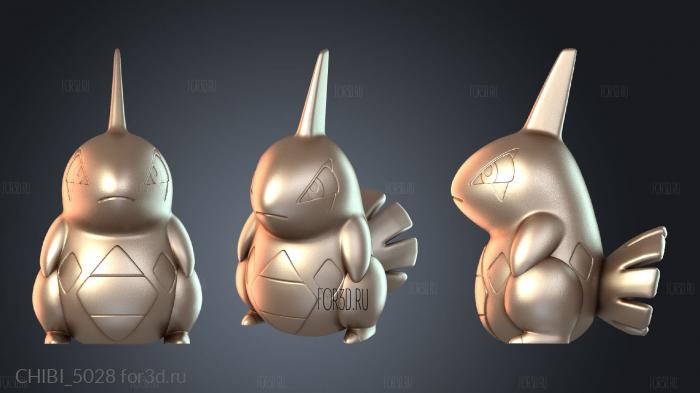 CHIBI_5028 stl model for CNC