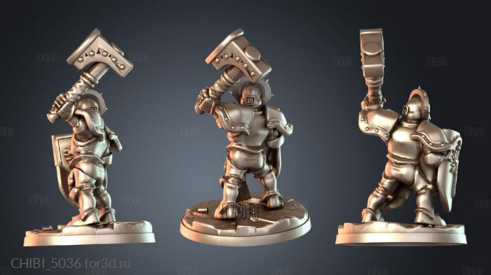 CHIBI_5036 stl model for CNC