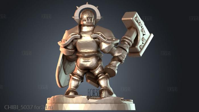 CHIBI_5037 stl model for CNC