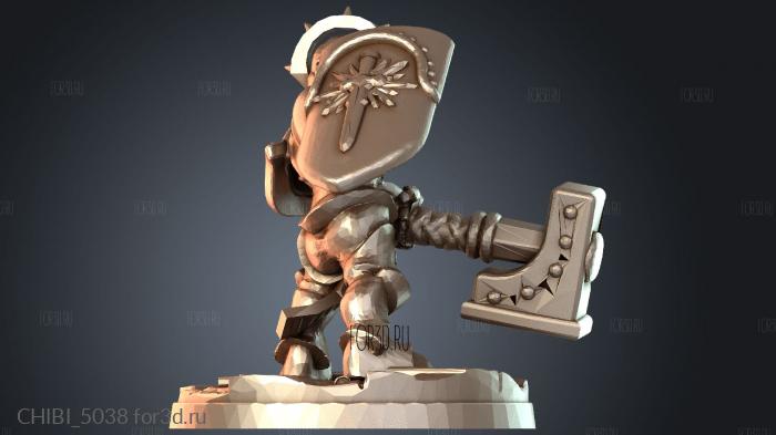CHIBI_5038 stl model for CNC