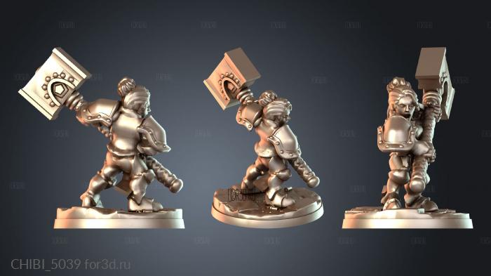 CHIBI_5039 stl model for CNC