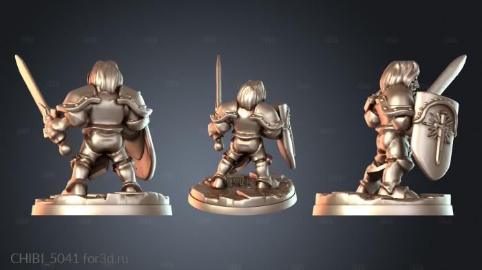 CHIBI_5041 stl model for CNC