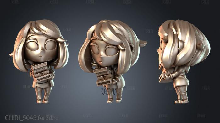 CHIBI_5043 stl model for CNC