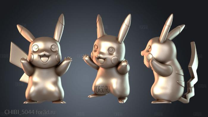 CHIBI_5044 stl model for CNC