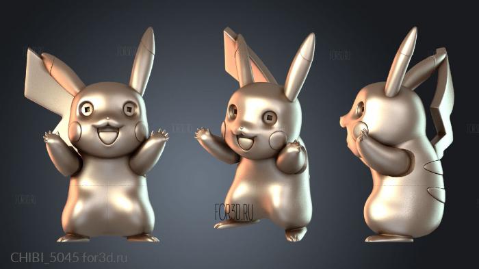 CHIBI_5045 stl model for CNC