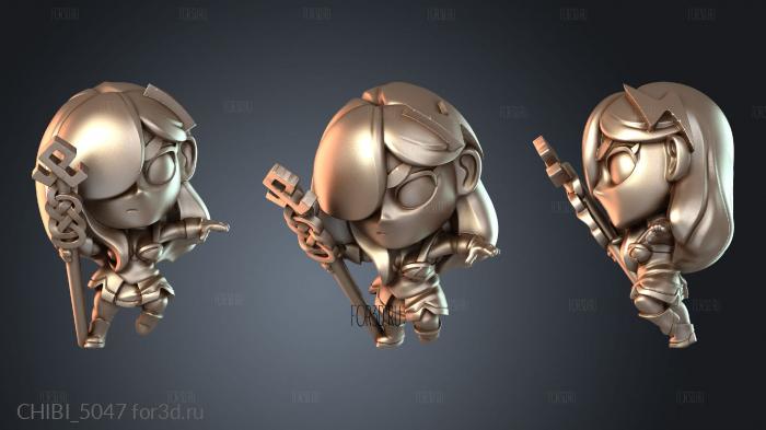 CHIBI_5047 stl model for CNC
