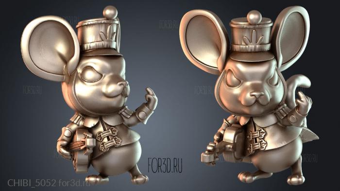 CHIBI_5052 stl model for CNC