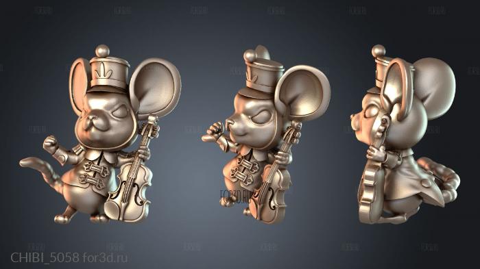 CHIBI_5058 stl model for CNC